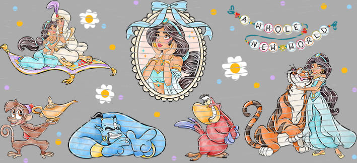 16oz Disney style-D-191